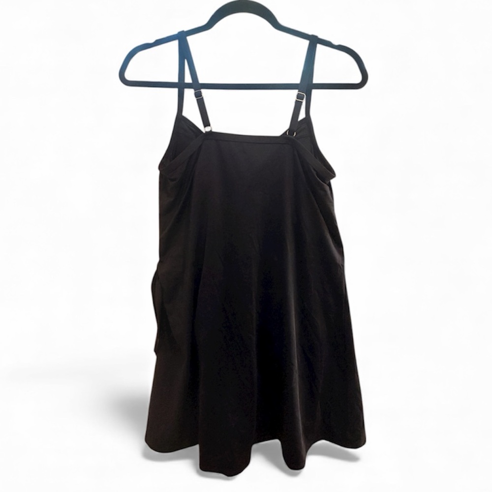 Lands End Women's One-Piece Swimsuit Black Size 12 - Picture 2 of 9